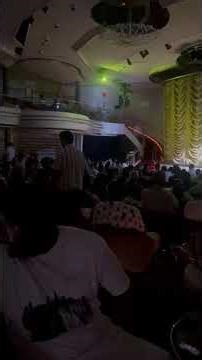 Anchor at a stage show.