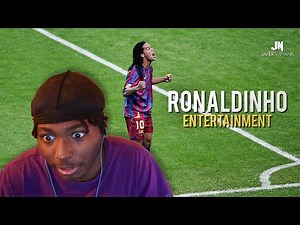 AMERICAN FIRST TIME REACTING TO Ronaldinho - Football's Greatest Entertainment
