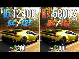i5-12400 vs Ryzen 7 5800X - Test in 12 Games | 1080p