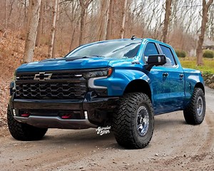 2022 Chevy Silverado ZR2 Virtually Teases Raptor and TRX With Pre-Runner Looks