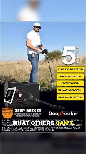 GER Deep Seeker Long Range Gold Detector with Ground Scanner | Metal Detectors For Gold