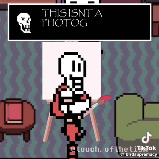 Papyrus painting gone wrong #undertale