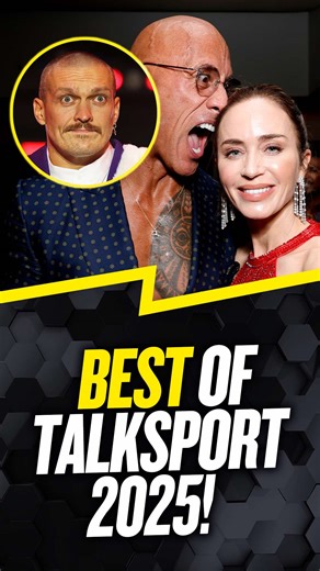 Emily Blunt reveals Oleksandr Usyk's love for... cake! 😂 🍰 The Best of talkSPORT 2025 🔥 Watch Darren Bent's full interview with Emily Blunt and 'The Rock' on our YouTube channel 📺 #EmilyBlunt #talkSPORT #Boxing #TheSmashingMachine #OleksandrUsyk