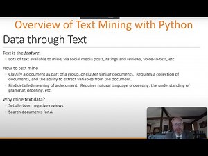 Overview of Text Mining with Python
