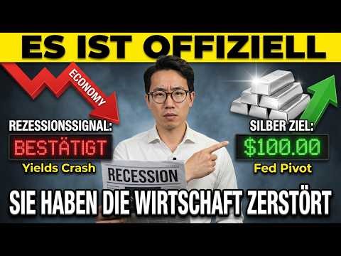 ES IST OFFIZIELL: Das Rezessionssignal hat gerade ausgelöst (Silber auf $100?)