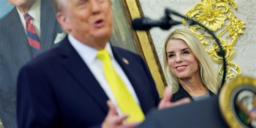 Mockery abounds over Trump's remarks on embattled Pam Bondi: 'He's gonna fire her tonight'