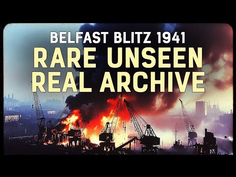 Belfast Blitz 1941: Rare Unseen Real Archive Footage Easter Tuesday Raid | Battleground NI