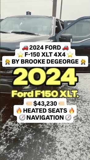 Brooke Degeorge presents a 2024 Ford F-150 XLT with about 29,000 miles