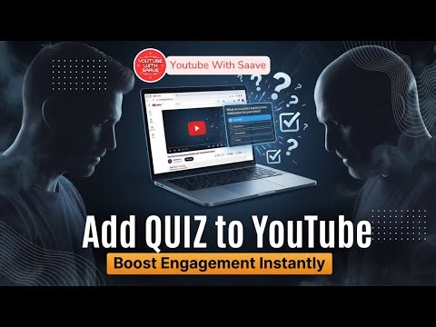 How to Add Quiz in YouTube Video (Step-by-Step Tutorial) | YouTube With Saave