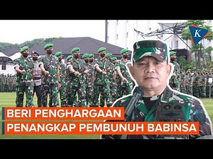 KSAD Dudung Beri Penghargaan Tim Penangkap Pembunuh Sertu Eka di Papua