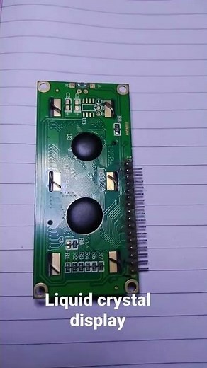 liquid crystal display for Arduino