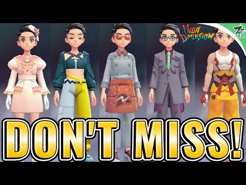 How to Get 5 NEW Outfits for Pokemon Legends Z-A Mega Dimension DLC