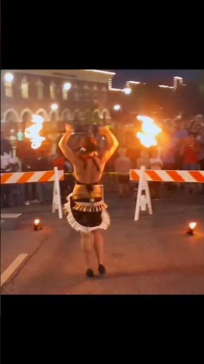 Street Fire Dance Performance 🔥