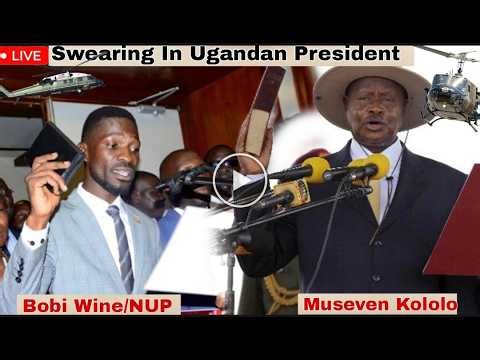 🔴LIVE : UGANDAN ELECTED PRESIDENT SWEARING IN CEREMONY Museven NRM Or Bobi Wine NUP