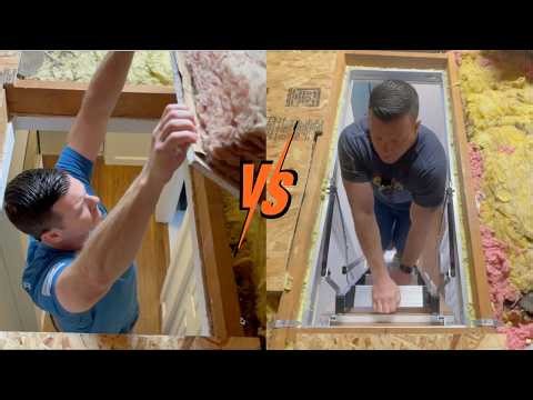 Attic Pulldown Ladder vs Traditional Ladder - Here's Why