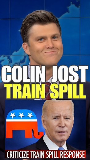 Michael with Colin | "CRITICIZE TRAIN SPILL RESPONSE" 😂😱 COLIN JOST Weekend Update With Colin Jost and Michael Che 🔥 Follow @chejostupdate for more stand up... | Instagram