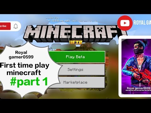 Iam first time play minecraft part1#minecraft