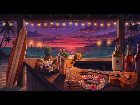 Hawaiian Beach Lofi 🌺 Tropical Beats for Study & Relax
