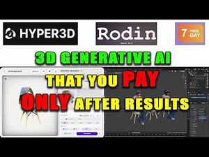 Hyper 3D - Rodin - 3D Generative AI You Pay For After Results