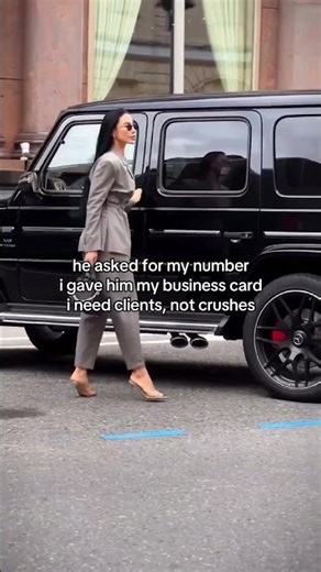 he asked for my number, I gave him my business card. I need clients not crushes