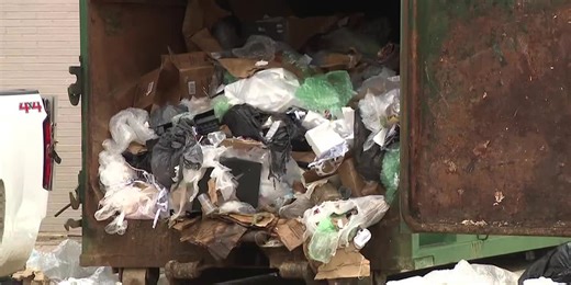 Couple dumpster diving rescued from trash compactor