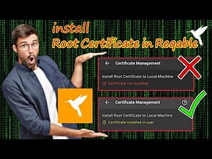 install Root Ca Certificate in Reqable (HttpCanary)