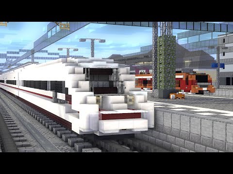 Minecraft ICE Train Animation Celle, Germany