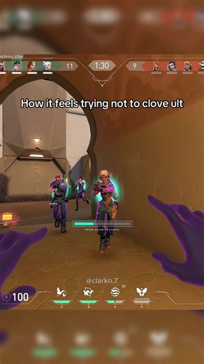 The best clove you know ults like this #valorant #valorantfunny #valorantgaming #valorantclips #valorantmoments