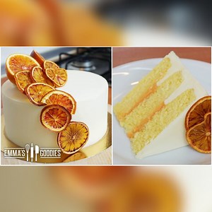 5.3K views · 330 reactions | Fluffy Orange Cake with Homemade Orange Curd - Orange 'Creamsicle' Cake! | Emma's Goodies | Facebook