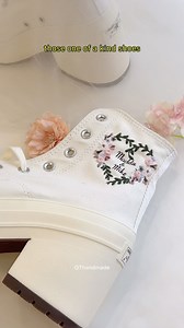 Happy Thanksgiving 🍁🍽 #embroidery #embroideryshoes #custom #customshoes #smallbusiness #thanksgiving #thanks | QT Embroidery