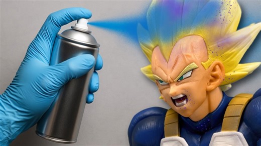 Custom Super Saiyan Blue Evolved Vegeta Figure Reveal