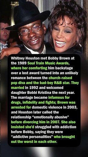 Whitney Houston & Bobby Brown’s Turbulent Marriage