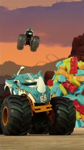 🎵 ¡La música de los Monster Trucks en movimiento! | Hot Wheels Monster Trucks