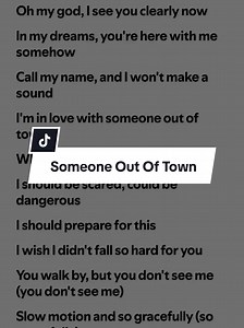 Someone Out Of Town by Yuna - Full Lyrics