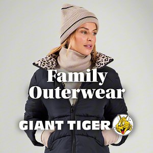 Update your family's outerwear with affordable new styles at Giant Tiger. Explore the full collection in store or online now! | Giant Tiger