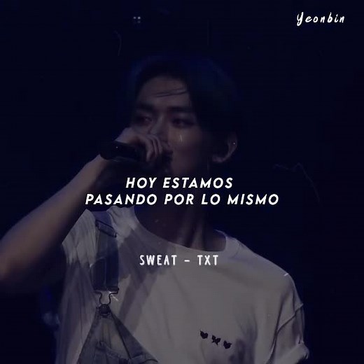Sweat - TXT Lyrics in Spanish