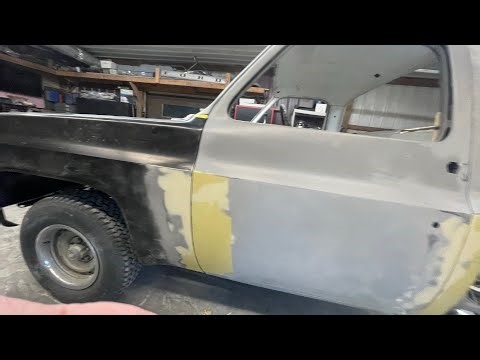 A trick to get straight body panel alignment with 15$ investment. 86 c10 rescue truck #squarebody