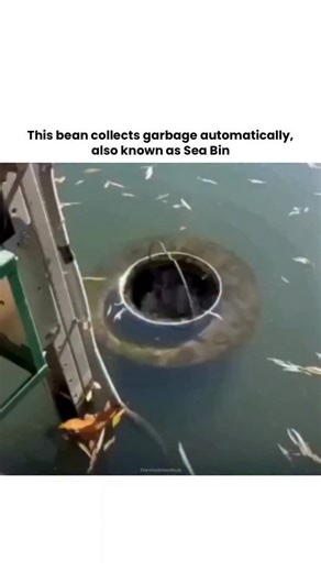 Theviralblendhub on Instagram: "Seabin is designed to help clean the ocean by collecting floating waste from the water, especially in places like marinas, harbors, and calm coastal areas where debris naturally gathers. These locations often act as collection points for plastic and other pollutants, making them ideal for this type of solution. The device floats at the surface and uses a small electric pump to create gentle suction. Water is pulled into the bin along with floating trash, while a s
