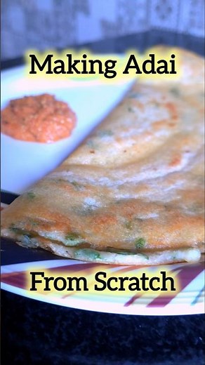 Crispy Adai from Scratch 🔥 | No Fermentation Needed!
