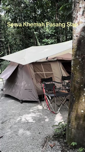 Setup di Hulu Tamu campsite