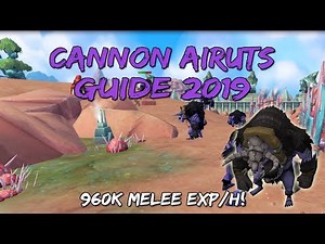 Cannoning Airuts Guide 2019 | 960k Melee Exp/h! [Runescape 3]