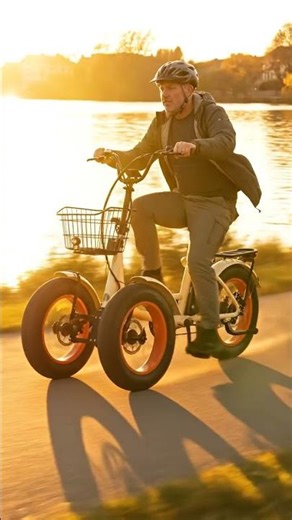 The Reverse Fat Tire Etrike from sixthreezero is a unique three wheel design with agility..