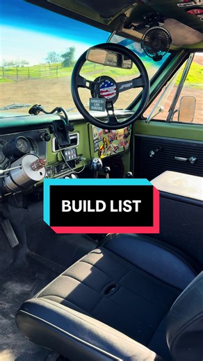 Comprehensive Build List for Chevy C10 4x4 Truck