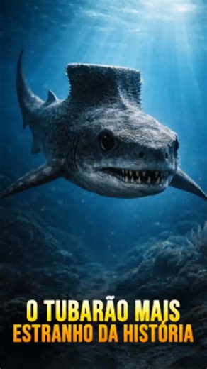The STRANGEST Shark in History Attacks! | Stethacanthus 🦈 #prehistoricanimals #curiosities