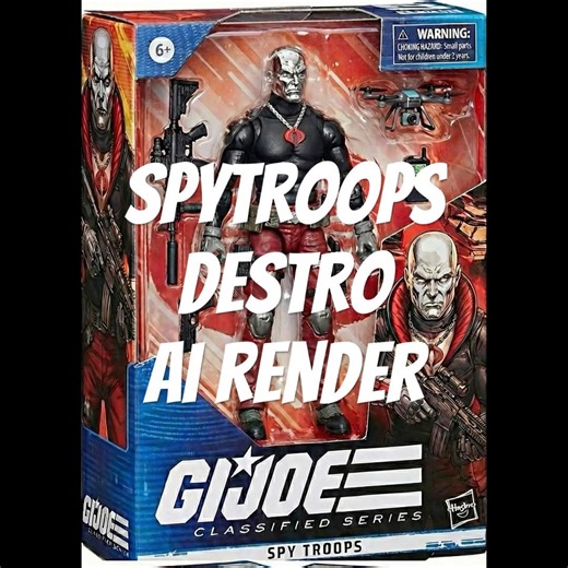 Spytroops Destro Ao Render GI Joe Classified Series