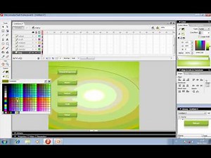 Tutorial cara 1 mendesain kerangka multimedia interaktif antar scene dengan Flash