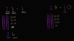 Subtracting 1 vs. subtracting 10
