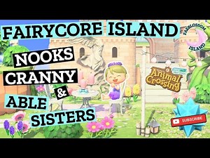 Nooks Cranny & Able Sisters | Fairycore Island | Animal Crossing New Horizons Fairy Core Island ACNH