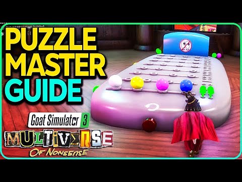 Puzzle Master (Mastermind, Jigsaw, Exploding Hooves Puzzles) Goat Simulator 3