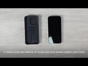 14.Installation and Removal of Phone Case with Sliding Camera Lens Cover #fntcase